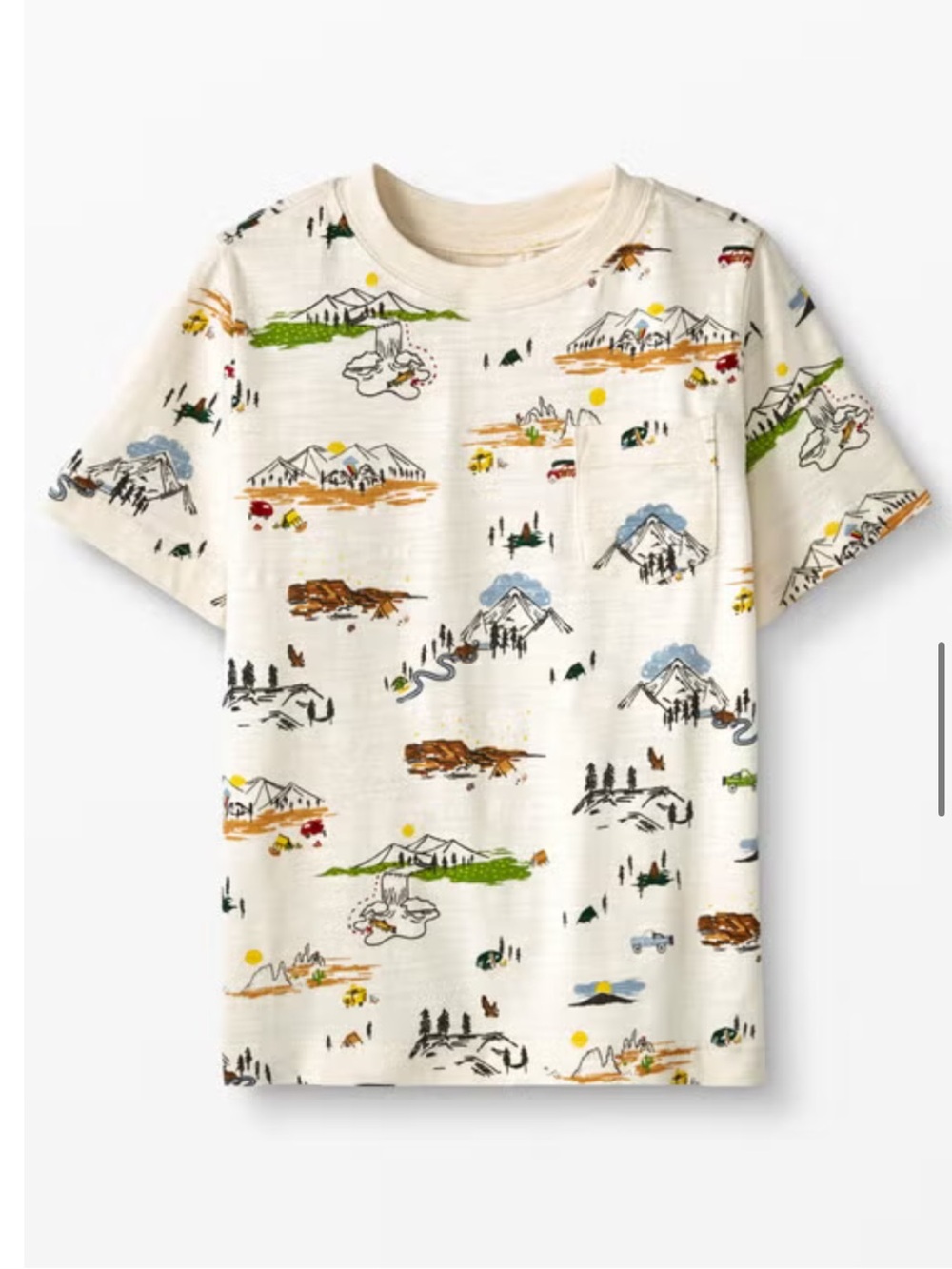 EUC! Hanna Andersson kids printed tshirt